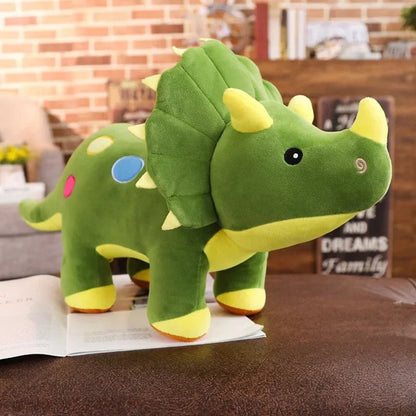 Cuddly Triceratops Plush Toy Pillow - Soft Plush Toys - Scribble Snacks