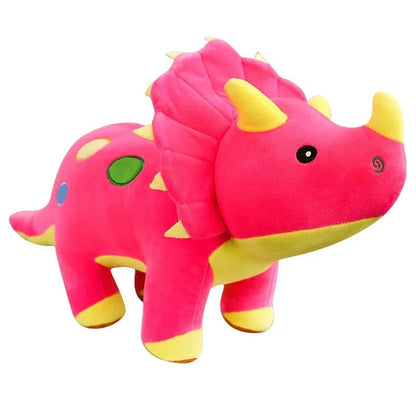 Cuddly Triceratops Plush Toy Pillow - Soft Plush Toys - Scribble Snacks