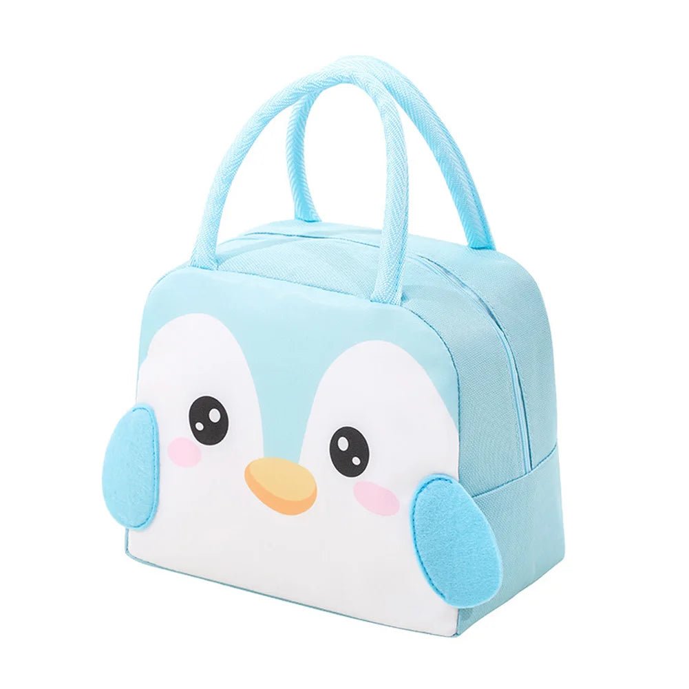 Cute Animal-Themed Insulated Lunch Bag - Lunch Box - Scribble Snacks