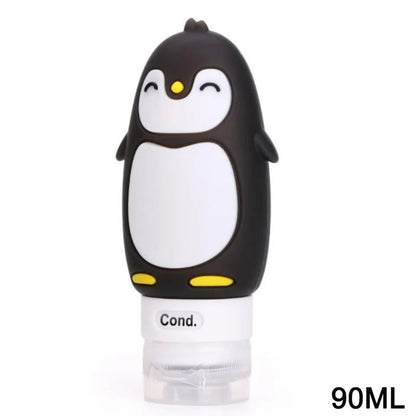 Cute Bear and Penguin Travel Bottles - Water Bottles - Scribble Snacks
