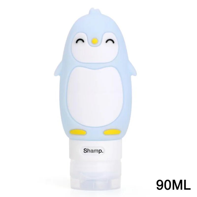 Cute Bear and Penguin Travel Bottles - Water Bottles - Scribble Snacks