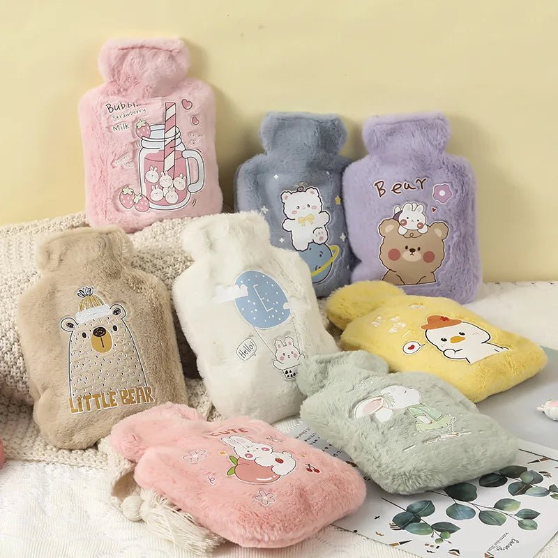 Cute Bear Rabbit Hot Water Bag - Hand Warmers & Hot Water Bottles - Scribble Snacks