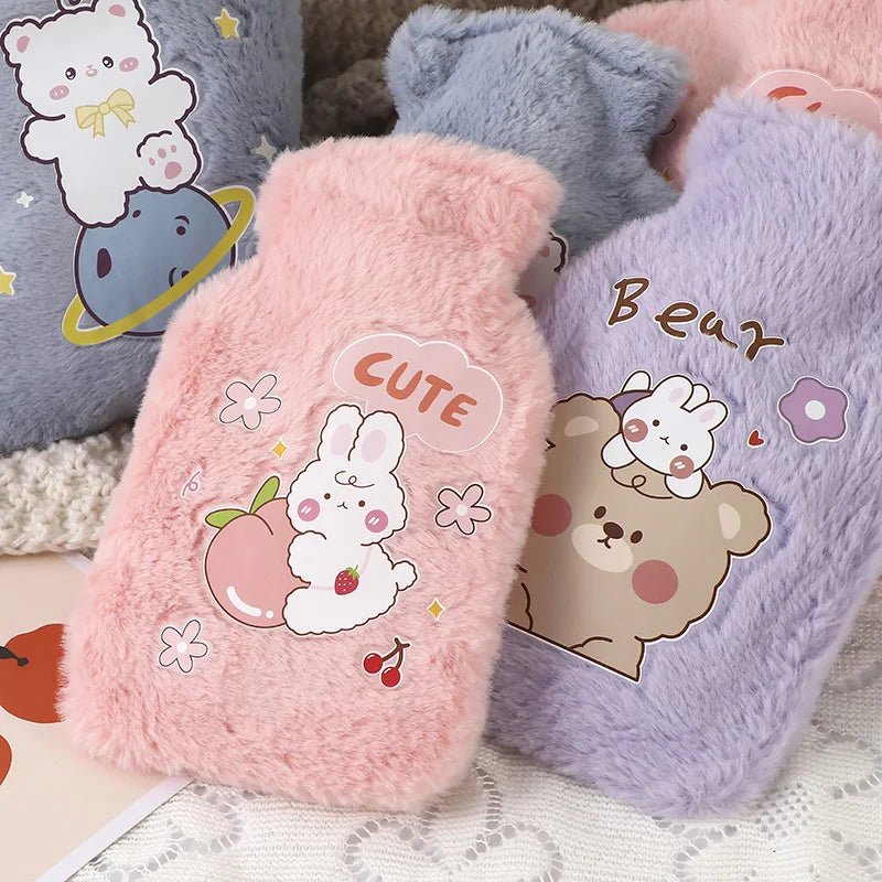 Cute Bear Rabbit Hot Water Bag - Hand Warmers & Hot Water Bottles - Scribble Snacks