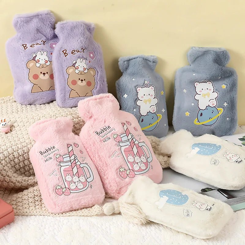 Cute Bear Rabbit Hot Water Bag - Hand Warmers & Hot Water Bottles - Scribble Snacks