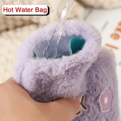 Cute Bear Rabbit Hot Water Bag - Hand Warmers & Hot Water Bottles - Scribble Snacks