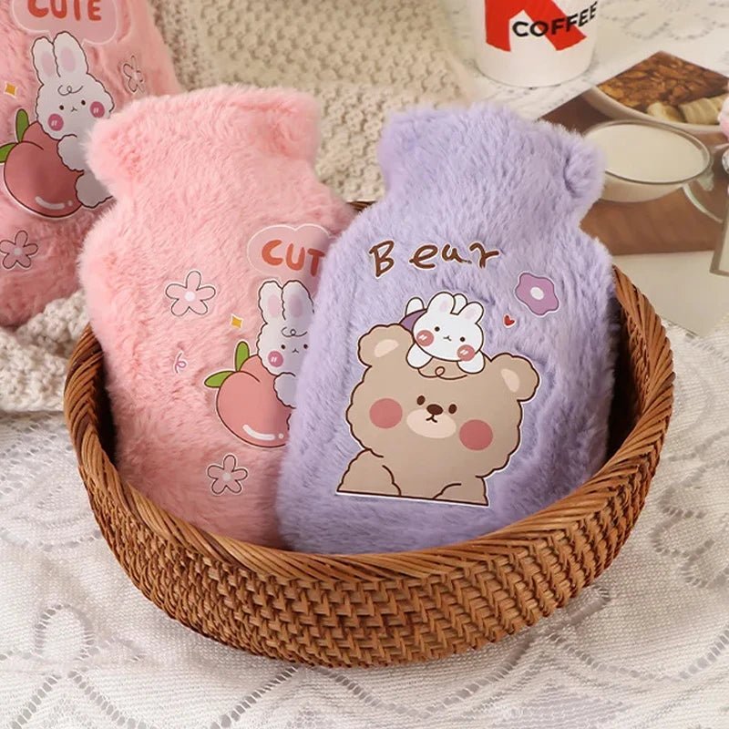 Cute Bear Rabbit Hot Water Bag - Hand Warmers & Hot Water Bottles - Scribble Snacks