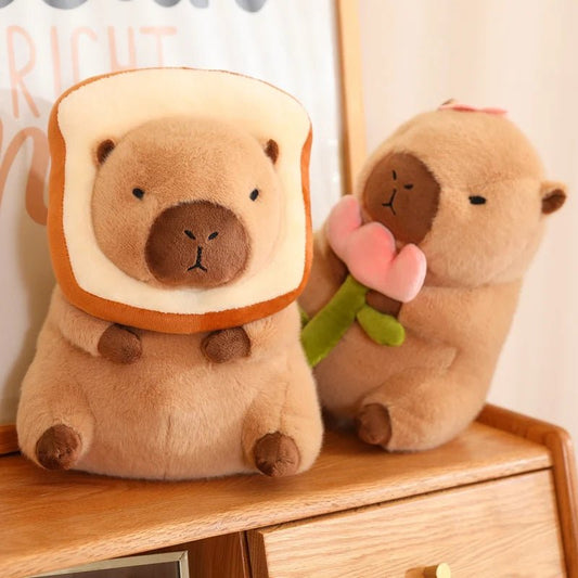 Cute Capybara Plush Pillow Toy - Soft Plush Toys - Scribble Snacks