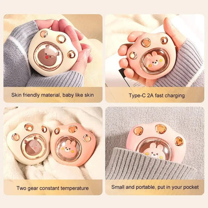 Cute Cat Paw USB Hand Warmer - Hand Warmers & Hot Water Bottles - Scribble Snacks