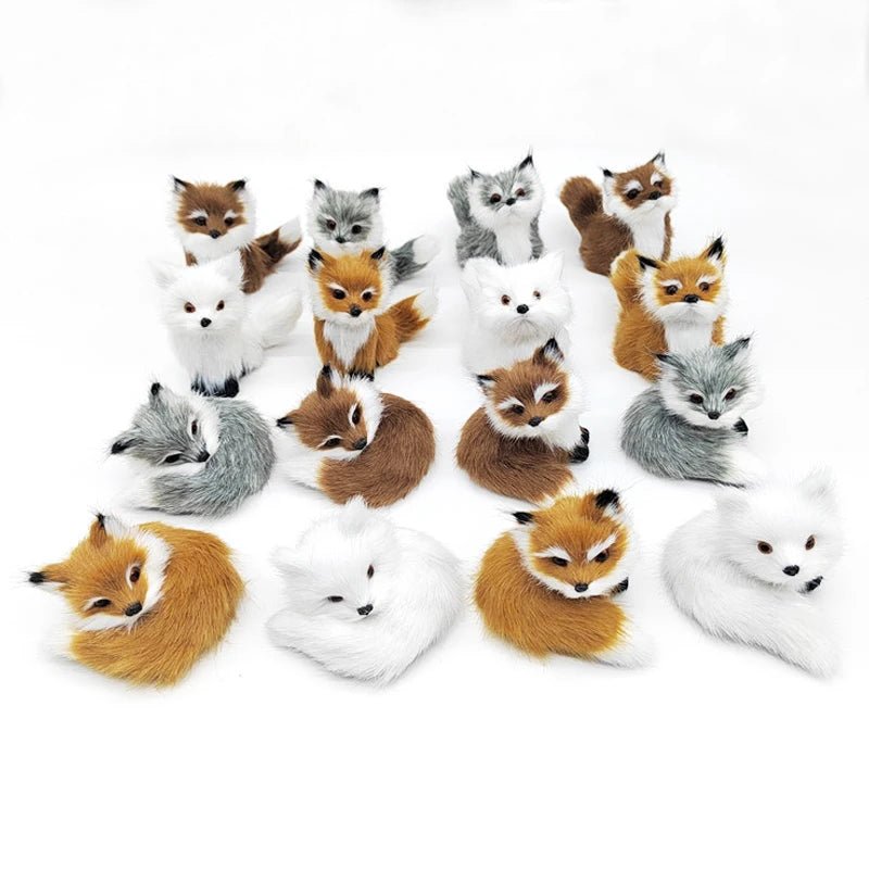 Cute Fox Miniature Ornament - Soft Plush Toys - Scribble Snacks