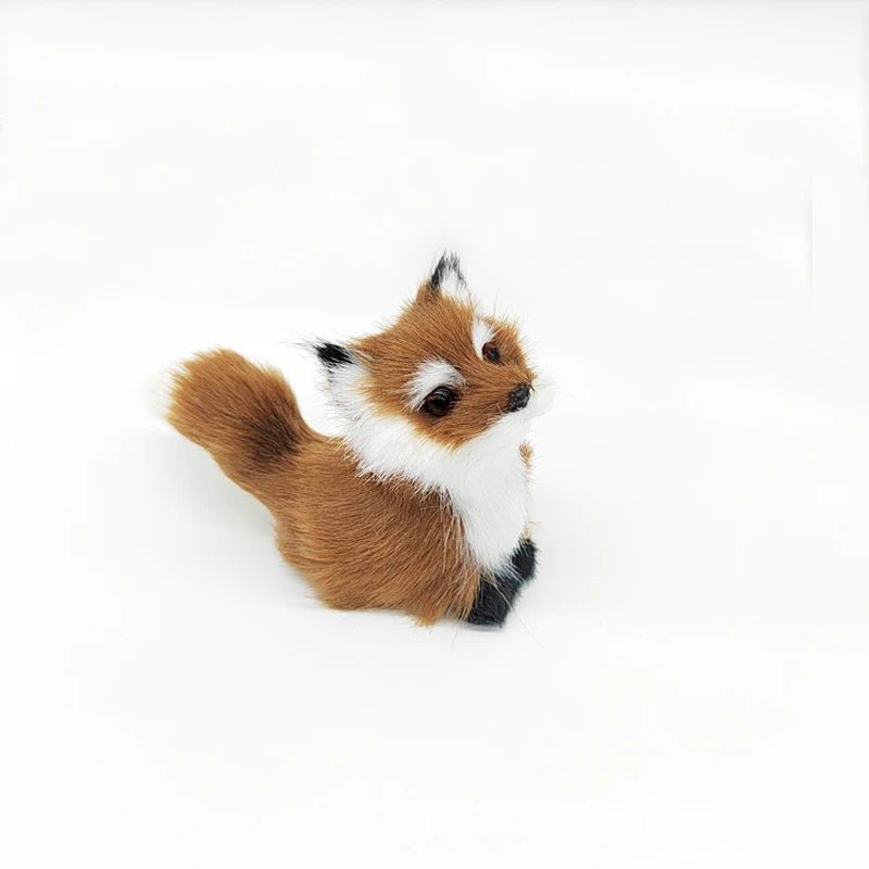 Cute Fox Miniature Ornament - Soft Plush Toys - Scribble Snacks