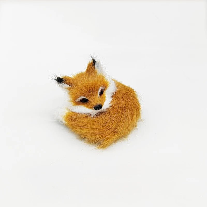 Cute Fox Miniature Ornament - Soft Plush Toys - Scribble Snacks