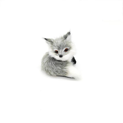 Cute Fox Miniature Ornament - Soft Plush Toys - Scribble Snacks