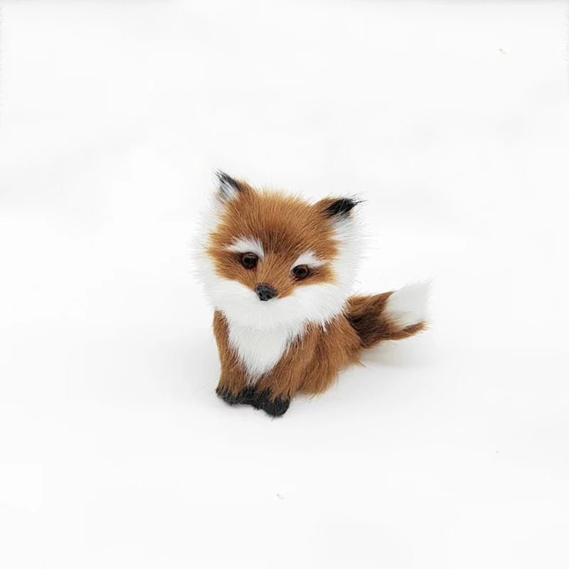 Cute Fox Miniature Ornament - Soft Plush Toys - Scribble Snacks