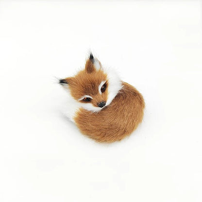 Cute Fox Miniature Ornament - Soft Plush Toys - Scribble Snacks