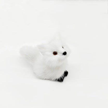 Cute Fox Miniature Ornament - Soft Plush Toys - Scribble Snacks