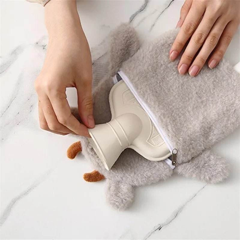 Cute Plush Hot Water Bottle - Hand Warmers & Hot Water Bottles - Scribble Snacks