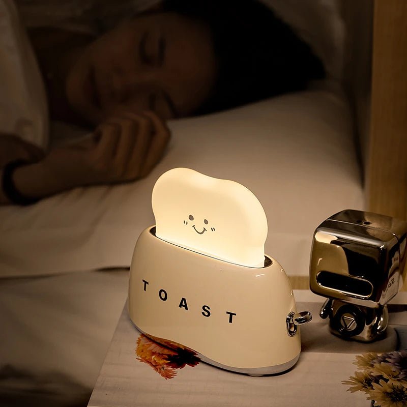 Cute Toast Night Light - Lamp / Lighting - Scribble Snacks
