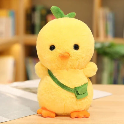 Cute Yellow Chicken Plush Backpack - Soft Plush Toys - Scribble Snacks