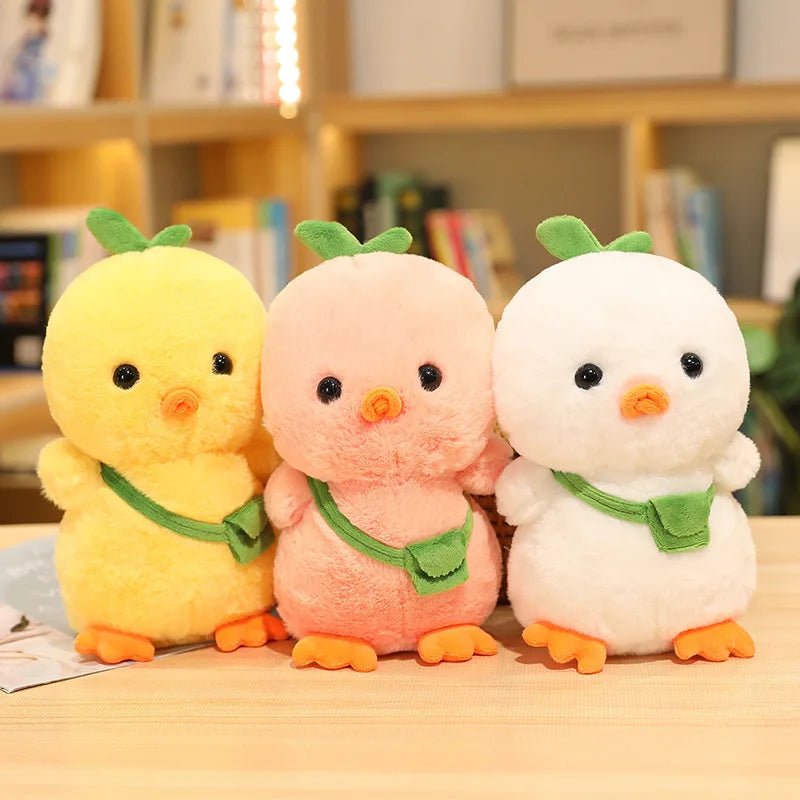 Cute Yellow Chicken Plush Backpack - Soft Plush Toys - Scribble Snacks