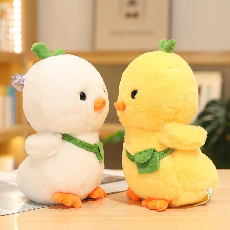 Cute Yellow Chicken Plush Backpack - Soft Plush Toys - Scribble Snacks