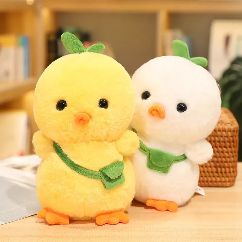 Cute Yellow Chicken Plush Backpack - Soft Plush Toys - Scribble Snacks