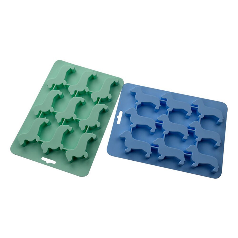 Dachshund Dog Silicone Ice Cube Mold - Ideal for Drinks, Candy, Biscuit, and Cake Decorations - Ice Cube Trays - Scribble Snacks