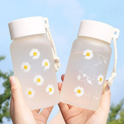 Daisy Delight Portable Water Bottle - Water Bottles - Scribble Snacks