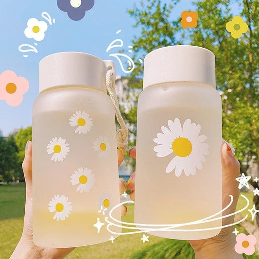 Daisy Delight Portable Water Bottle - Water Bottles - Scribble Snacks