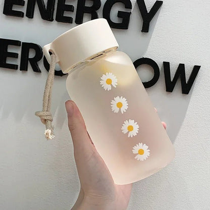 Daisy Delight Portable Water Bottle - Water Bottles - Scribble Snacks