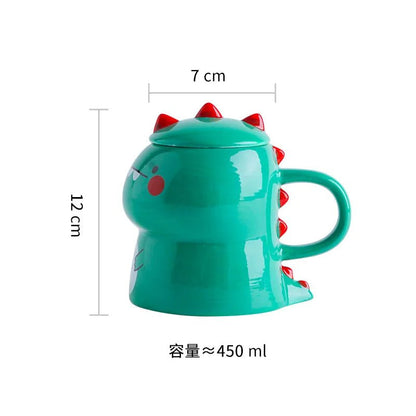 Dinosaur Delight Kids Ceramic Mug - Mugs - Scribble Snacks