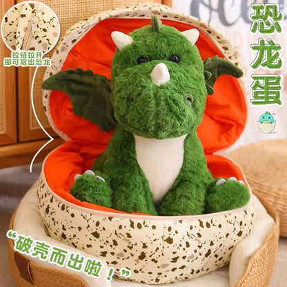 Dinosaur Egg Plush Toy Pillow - Soft Plush Toys - Scribble Snacks