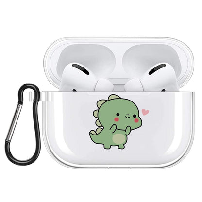 Dinosaur Pattern Silicone AirPods Pro/3 Case - Airpods Cases - Scribble Snacks