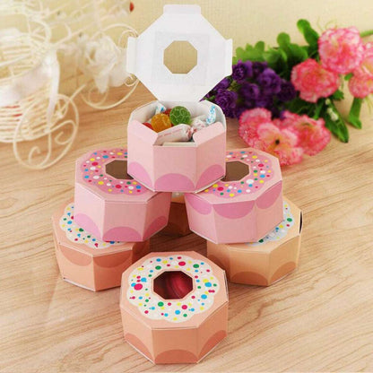 Donut Delight - Candy Box Sweet Chocolate Box - Set of 20 - Storage Boxes - Scribble Snacks