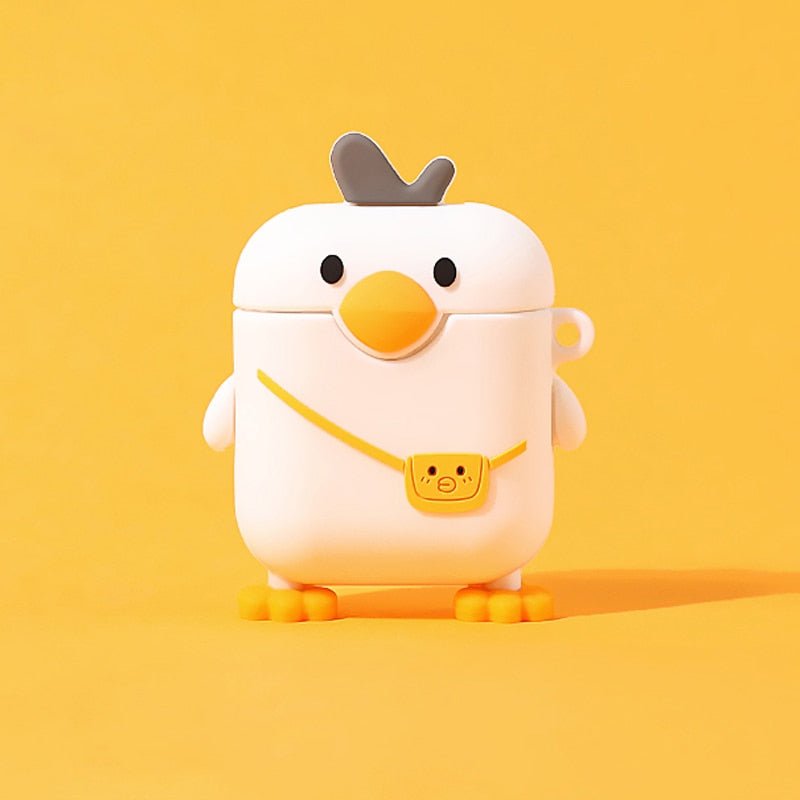 Dragon Duck Duets - Cartoon Duck Silicone AirPods 2/3/Pro Cases - Airpods Cases - Scribble Snacks