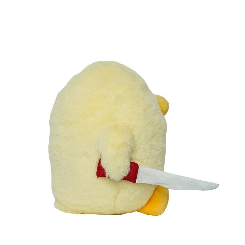 Duck Plush Toy with Knife - Soft Plush Toys - Scribble Snacks