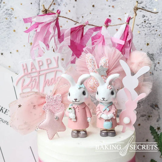 Easter Bunny Cake Topper - Easter - Scribble Snacks