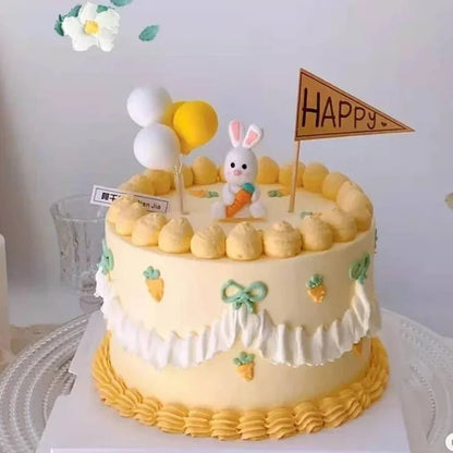 Easter Bunny Cake Toppers - Easter - Scribble Snacks