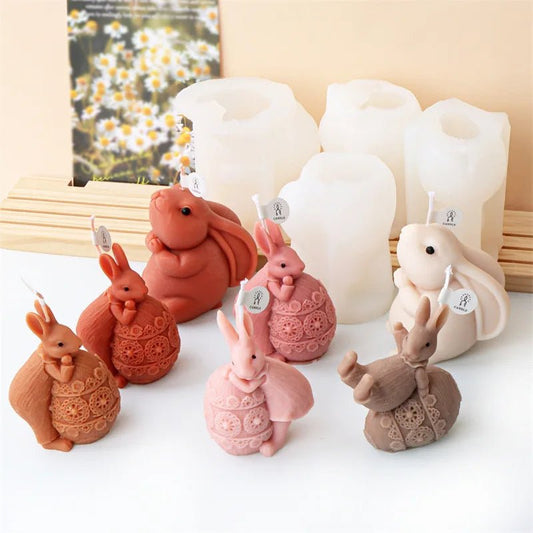 Easter Bunny Candle Mold - Easter - Scribble Snacks