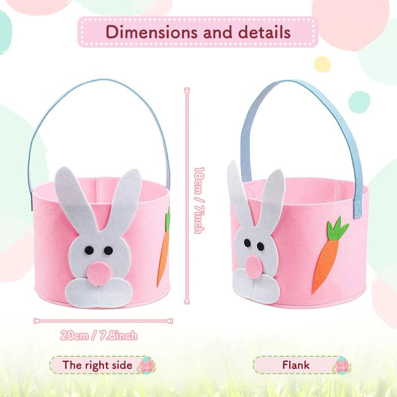 Easter Bunny Candy Basket - Easter - Scribble Snacks
