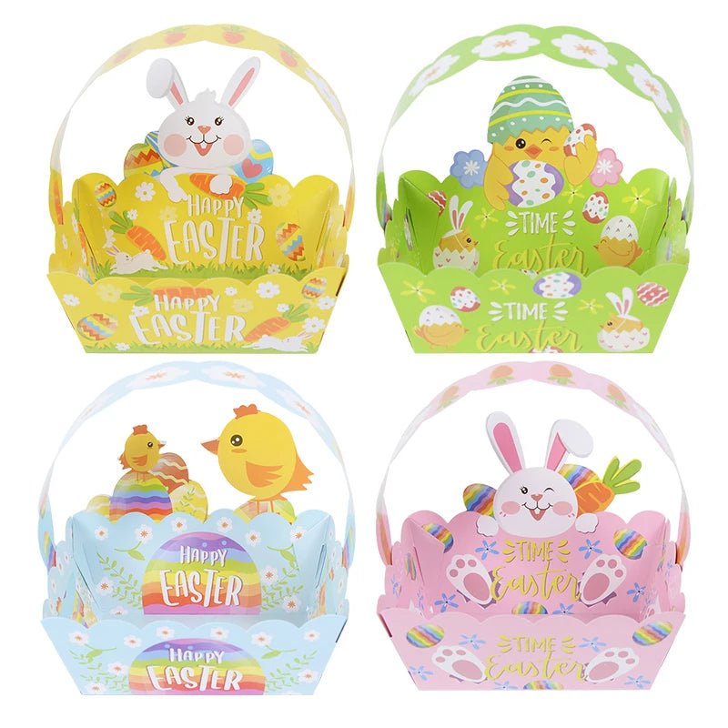 Easter Bunny Candy Basket Box - Easter - Scribble Snacks