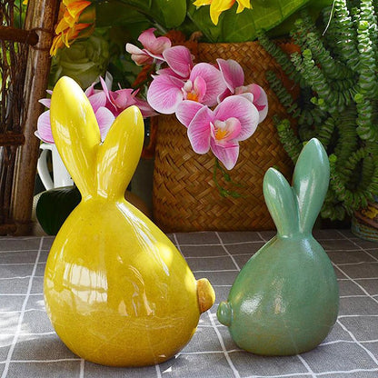Easter Bunny Ceramic Figurines - Easter - Scribble Snacks