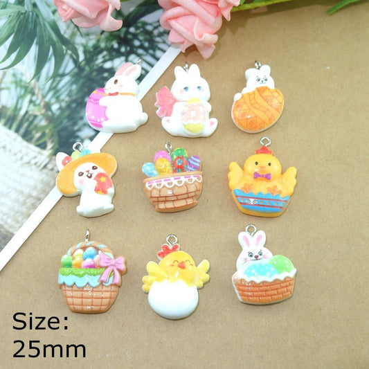 Easter Bunny Chicken Charms - Easter - Scribble Snacks