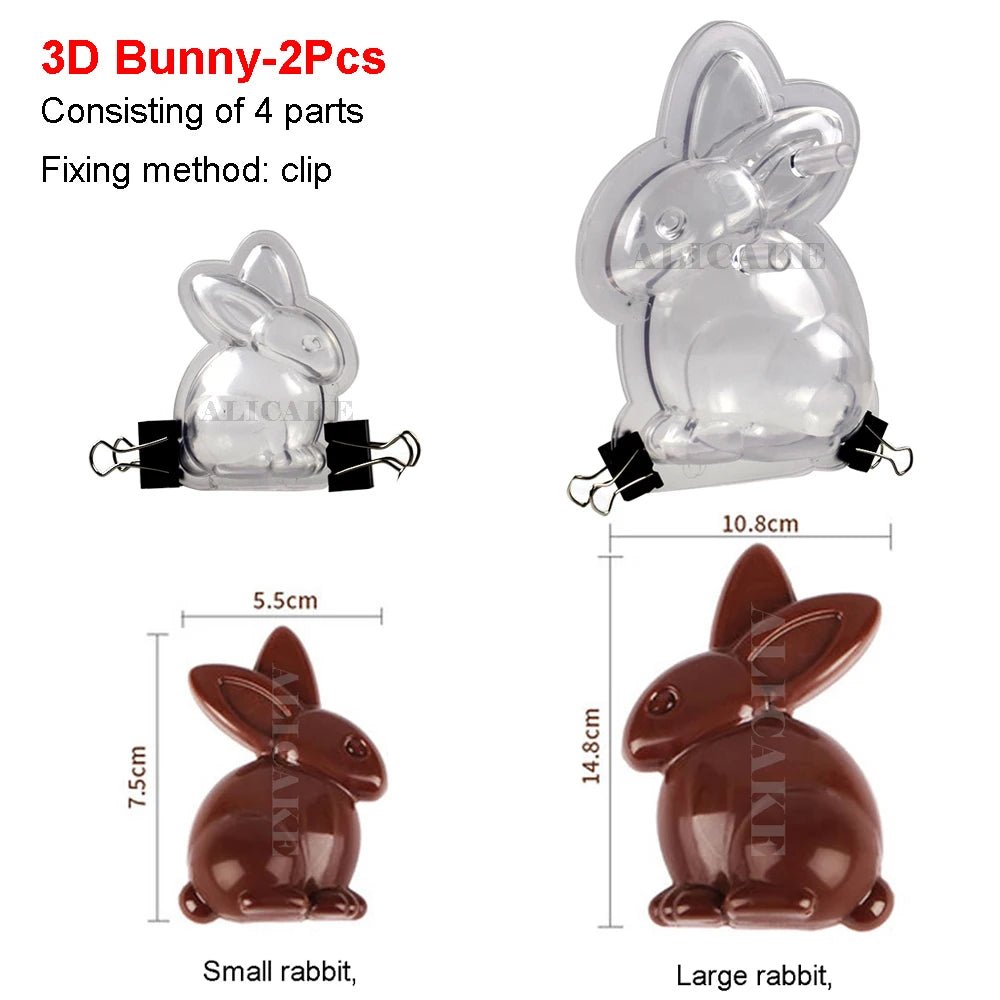 Easter Bunny Chocolate Mold - Easter - Scribble Snacks