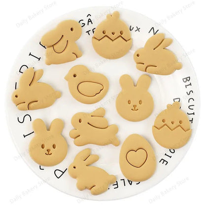Easter Bunny Cookie Molds Set - Easter - Scribble Snacks