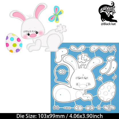 Easter Bunny Craft Cutting Dies - Easter - Scribble Snacks