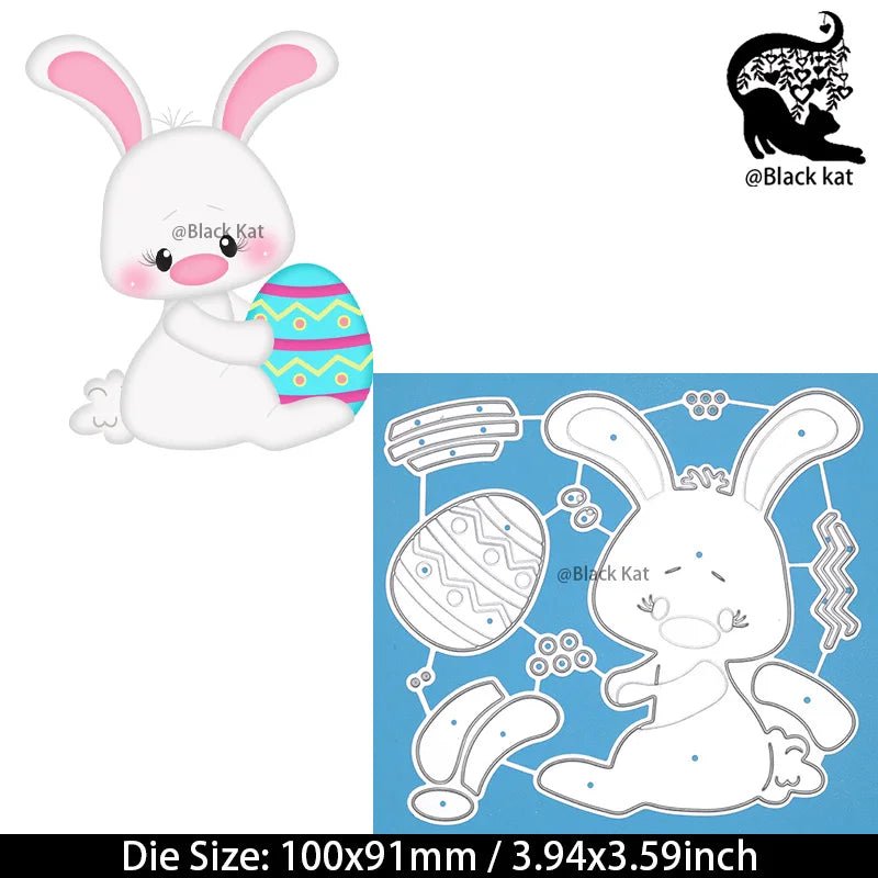 Easter Bunny Craft Cutting Dies - Easter - Scribble Snacks