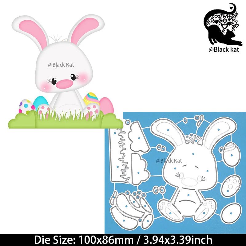 Easter Bunny Craft Cutting Dies - Easter - Scribble Snacks