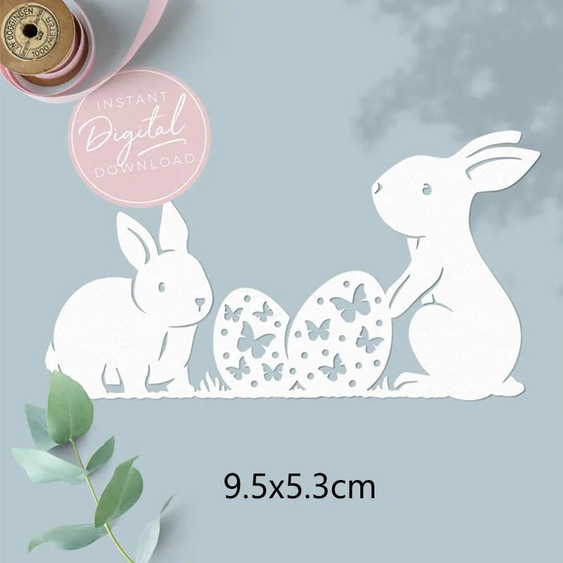 Easter Bunny Craft Cutting Dies - Easter - Scribble Snacks