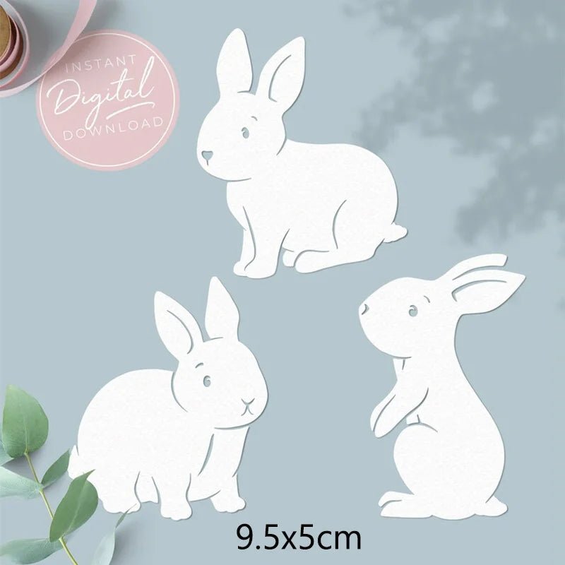 Easter Bunny Craft Cutting Dies - Easter - Scribble Snacks