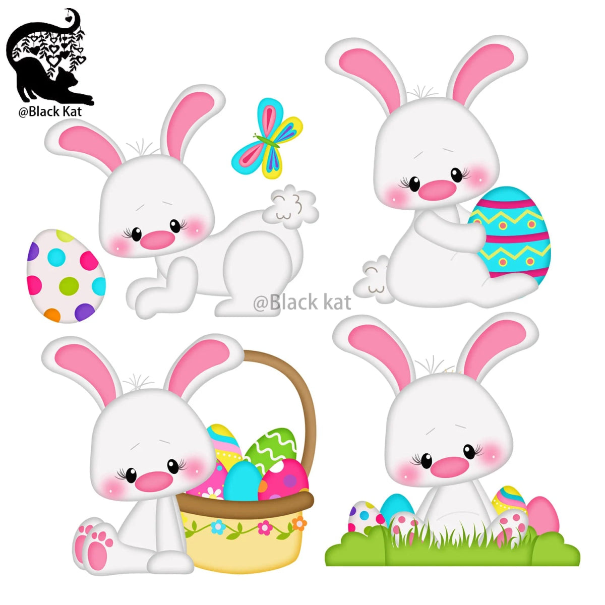 Easter Bunny Craft Cutting Dies - Easter - Scribble Snacks